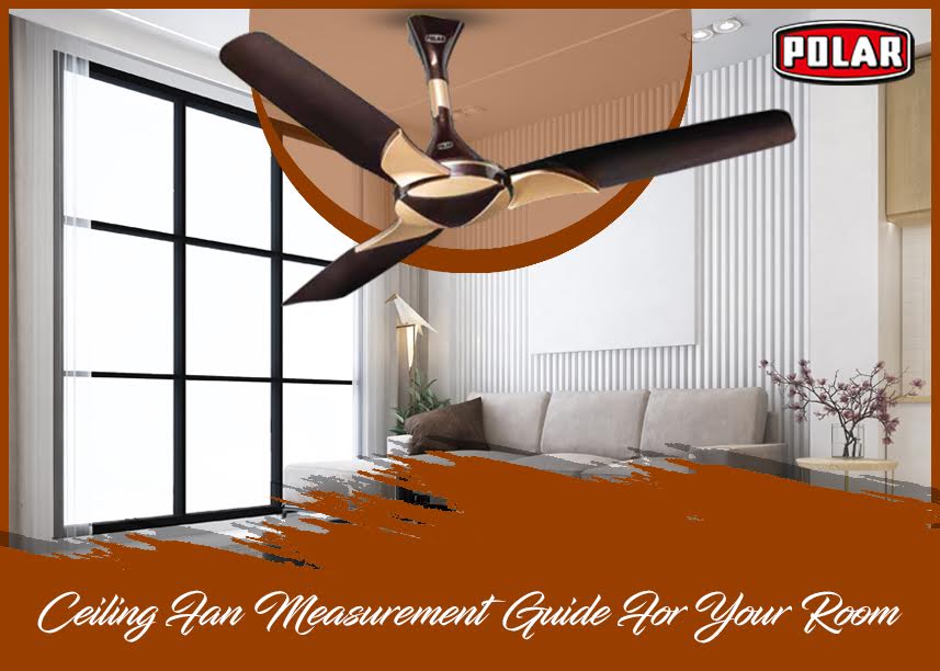 Measure And Size Ceiling Fans, How To Measure Ceiling Fan Sizes