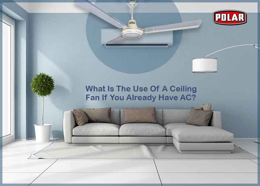 Ceiling fan with AC