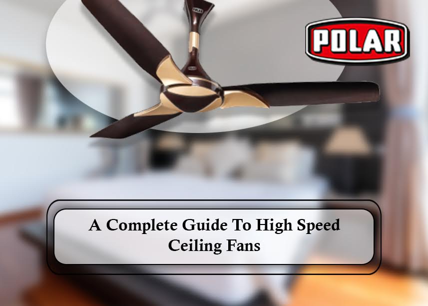 High speed ceiling fans